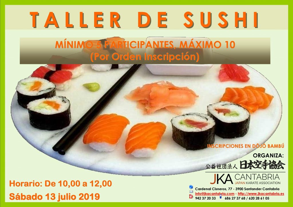 Curso Sushi Julio 2019 